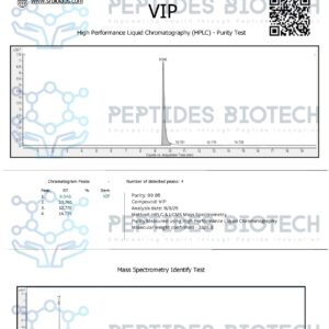 VIP - vasoactive Intestinal Peptide - 10 mg / Single Vial - Peptides BioTech